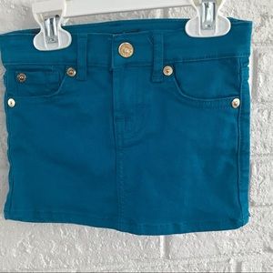 2T 7 For All Mankind mini skirt